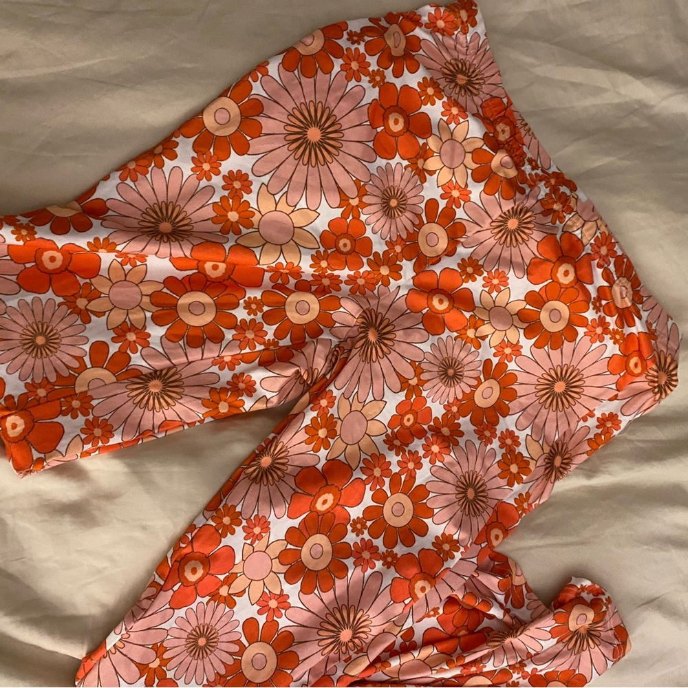 Floral Patterned Pants